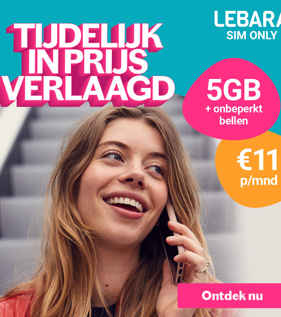 Lebara Sim Only - Tijdelijk in prijs verlaagd