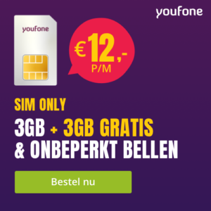 Youfone NL - sim oly deal