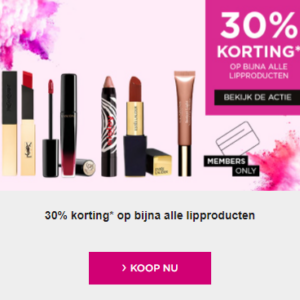 ICI PARIS XL - 30% korting op lipproducten - the best deal company