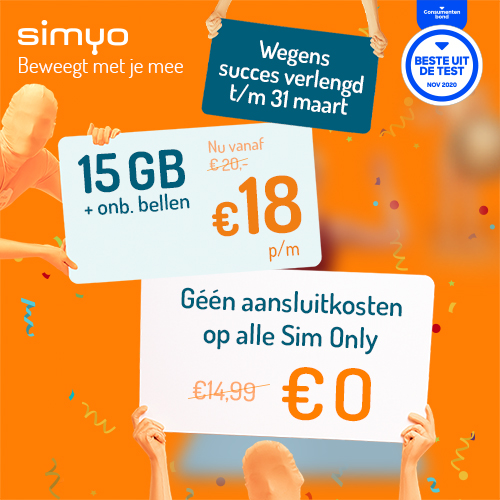Simyo NL - jij blij wij blij - the best deal company