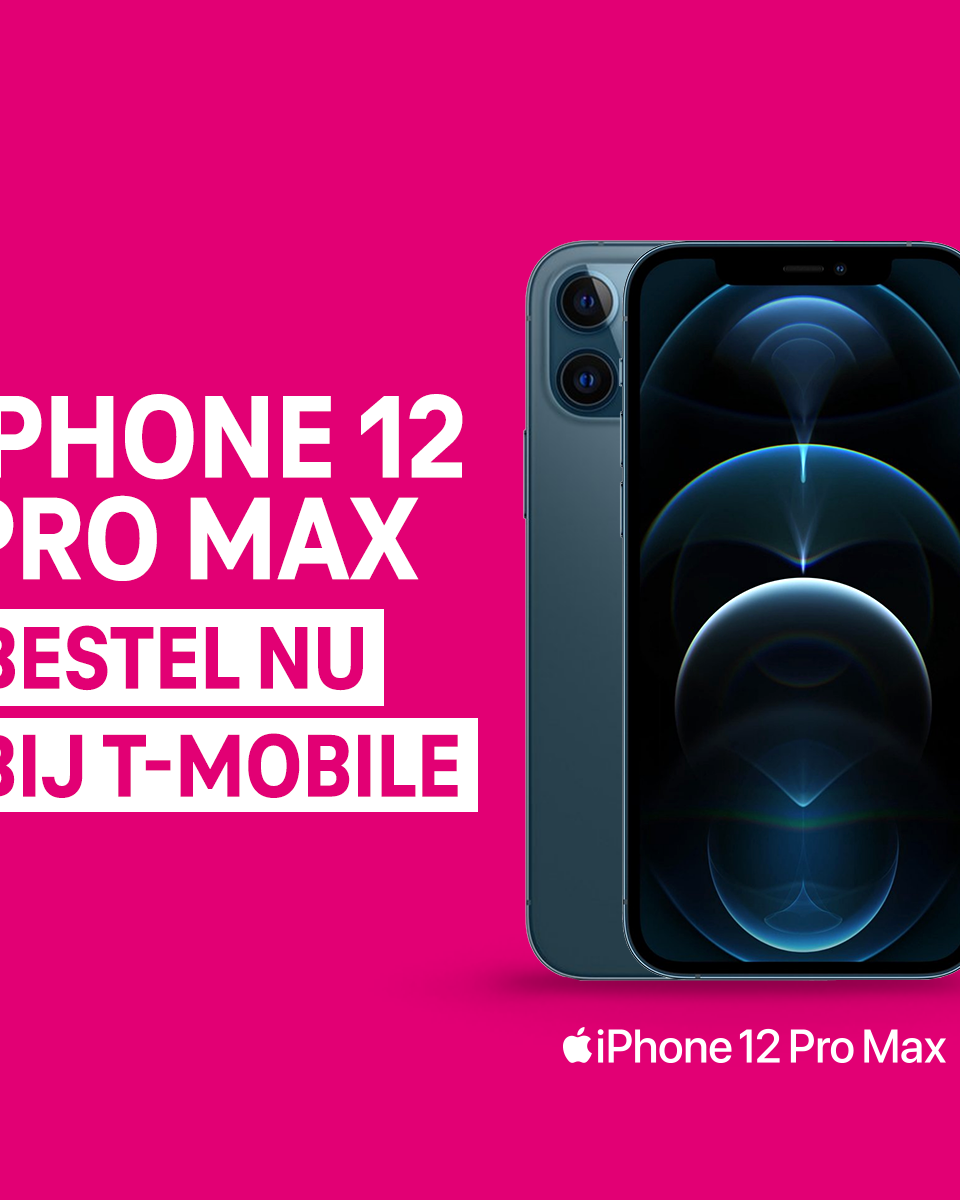 T-Mobile NL - iPhone 12 Pro Max - the best deal company